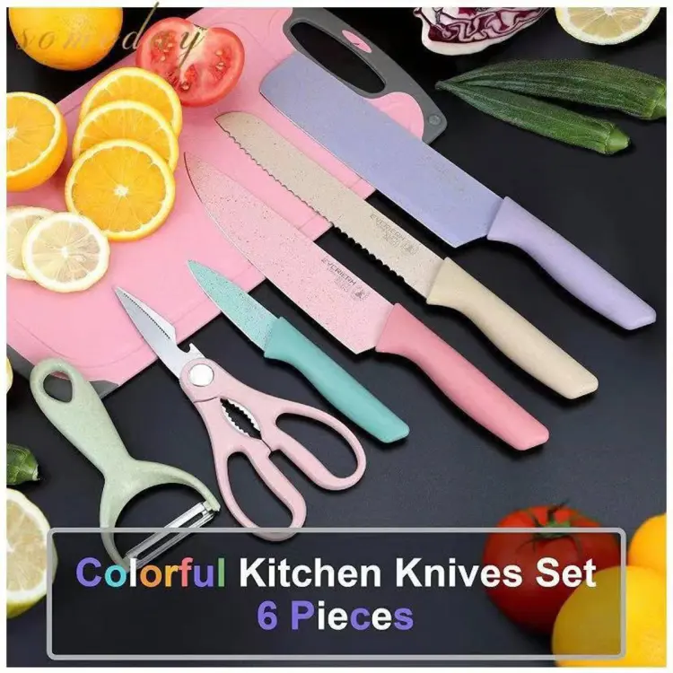 Professional 6 Piece Stainless Steel KitchenKnife Set